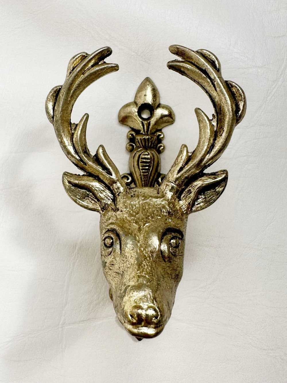 Vintage Gold Deer Head Wall Hook - Decorative Home Wall Decor